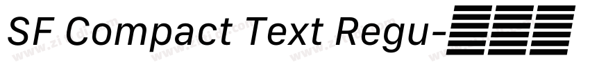 SF Compact Text Regu字体转换